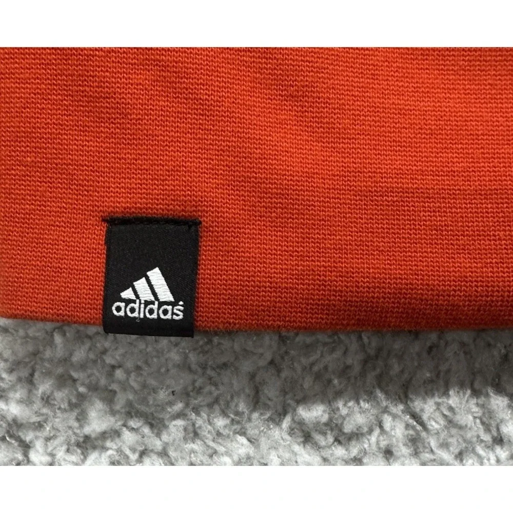 Adidas Performance OUTDOOR Pullover  Training Sweatshirt Mens Large‎ Orange Logo